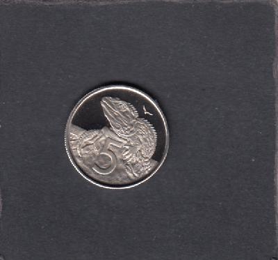 Beschrijving: 5 Cent TUATARA  
